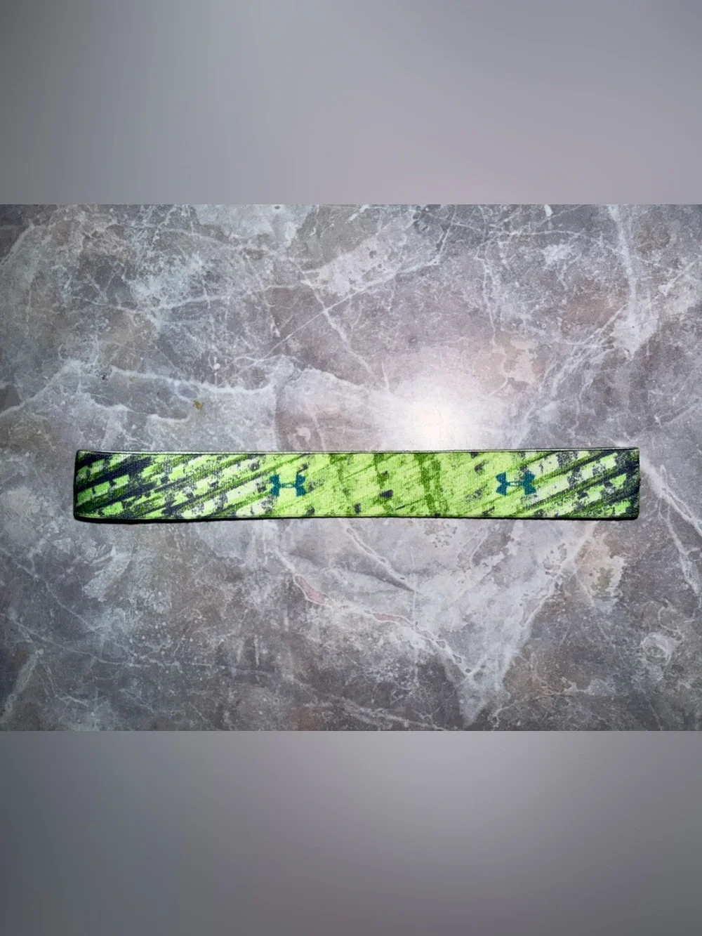 Under Armour Bright Lime Patterned Athletic Headband